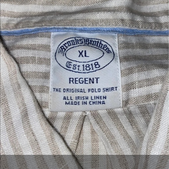 Brooks Brothers Linen Dress Shirt Longsleeve - Picture 2 of 4